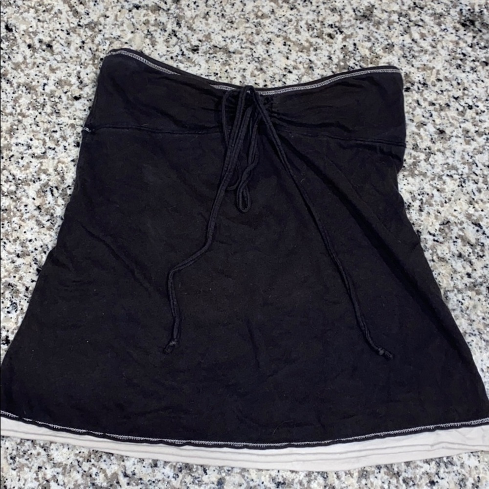 Strapless top